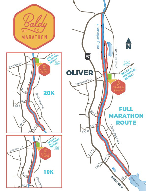 Baldy Marathon Route