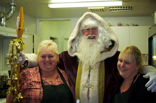 Happy Santa in Nanaimo