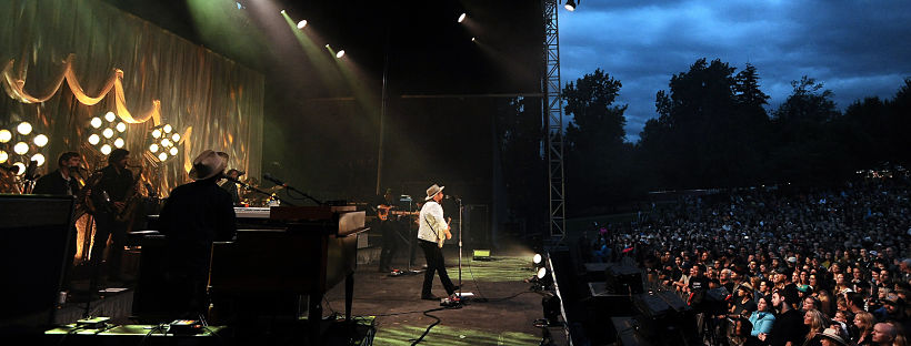 The Burnaby Roots & Blues Festival stage