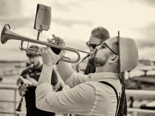 trumpet player at Nanaimo Jazz Fest