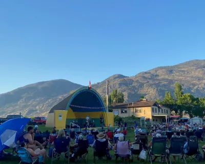 Music in the Park in Osoyoos at the Gyro Bandshell