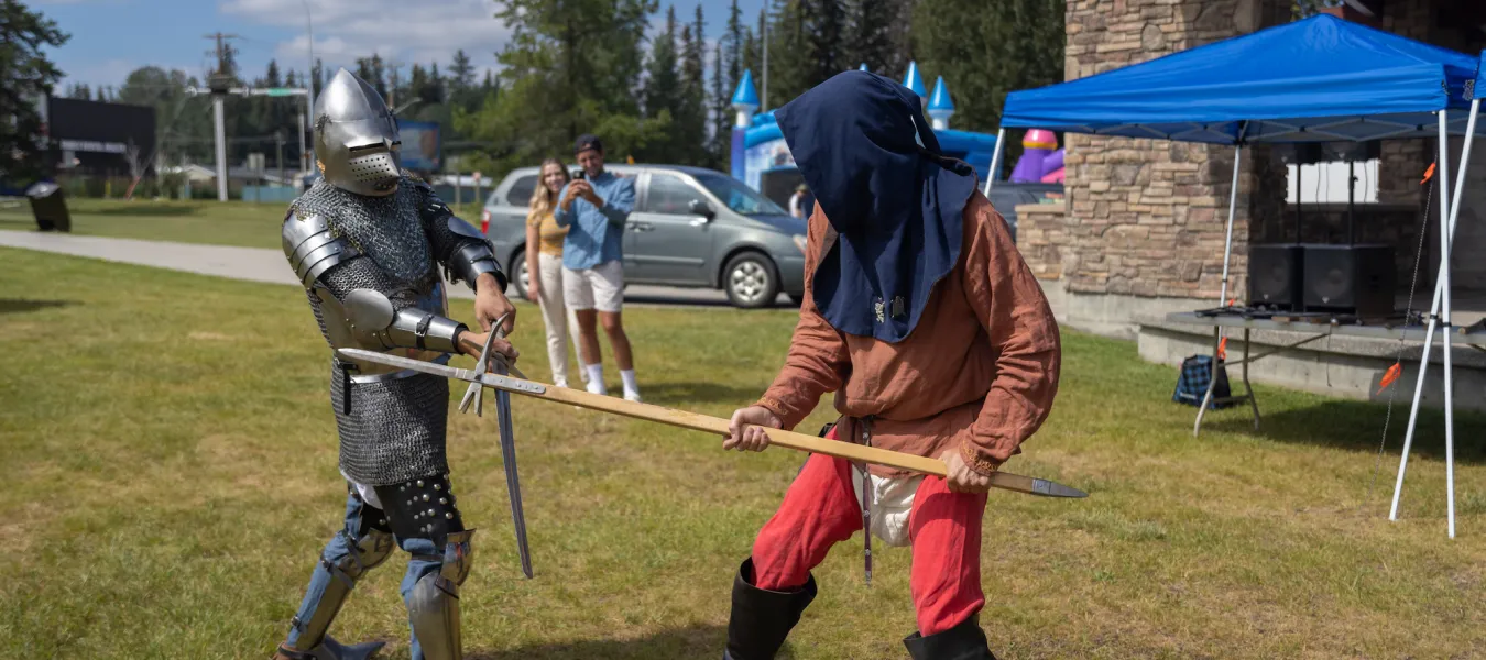 Edson Alberta Renaissance Faire heavy armour combat Paul Lavoie