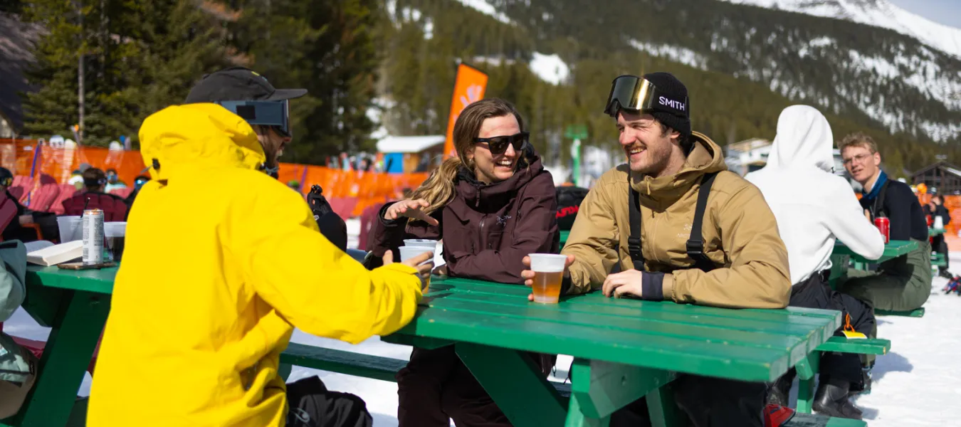 Castle Mountain spring skiing Beats in the Base Nick Nault FestivalSeekers
