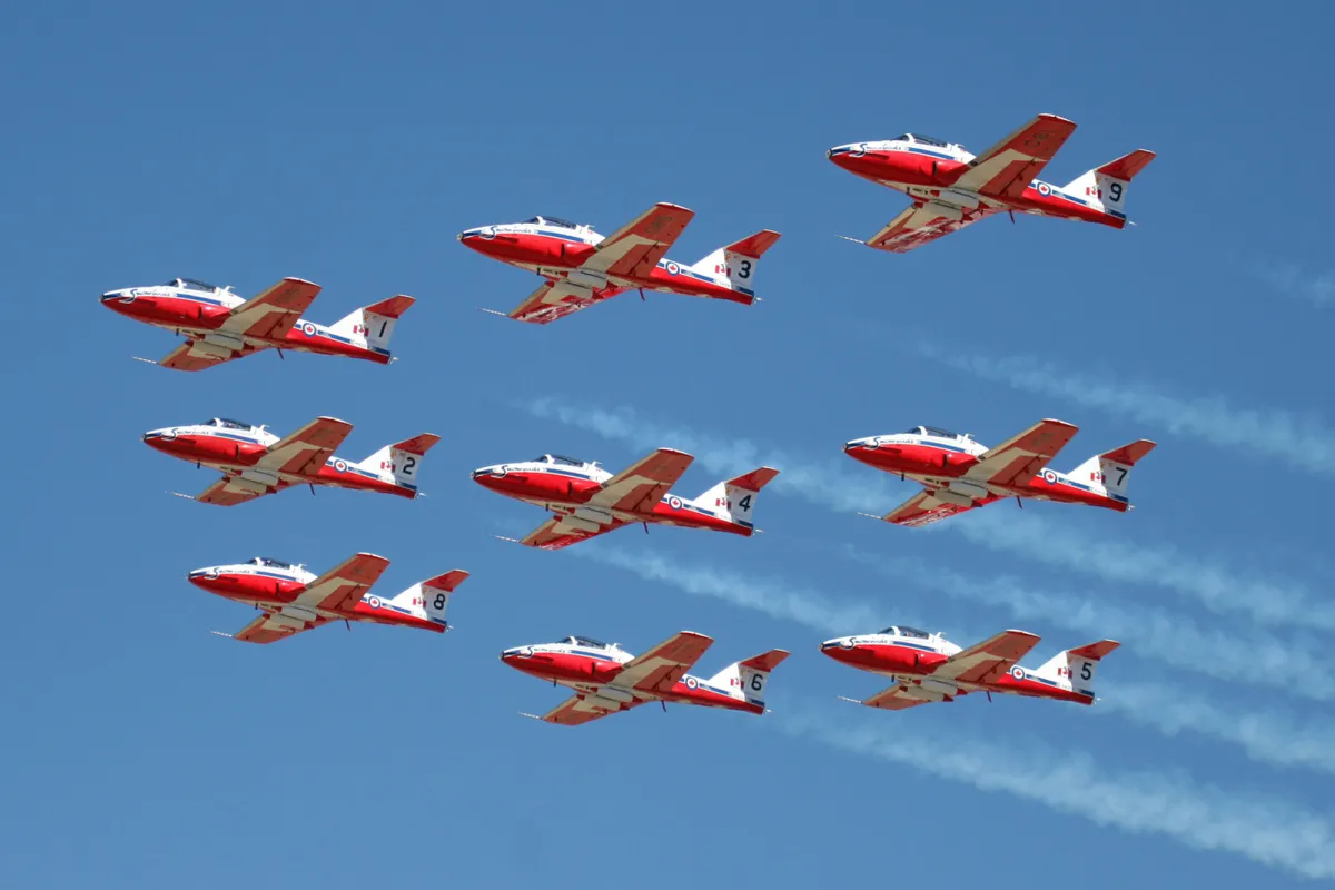 Snowbirds at Edmonton Airshow