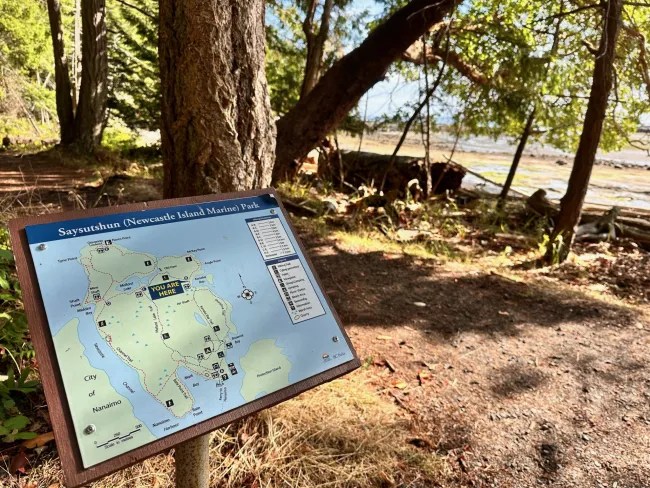 Saysatshun Island Newcastle Island Nanaimo Jim Barr