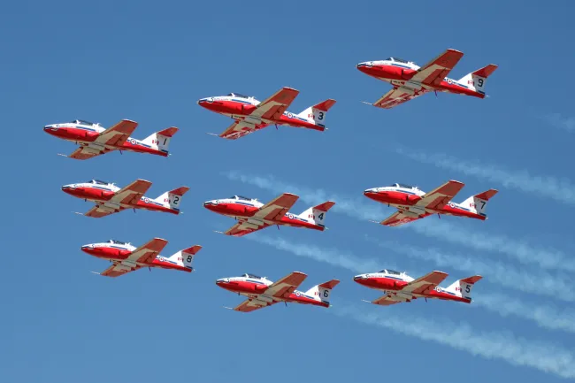Snowbirds at Edmonton Airshow