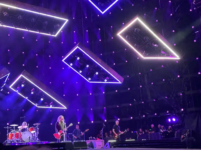 Foo Fighters live from audience
