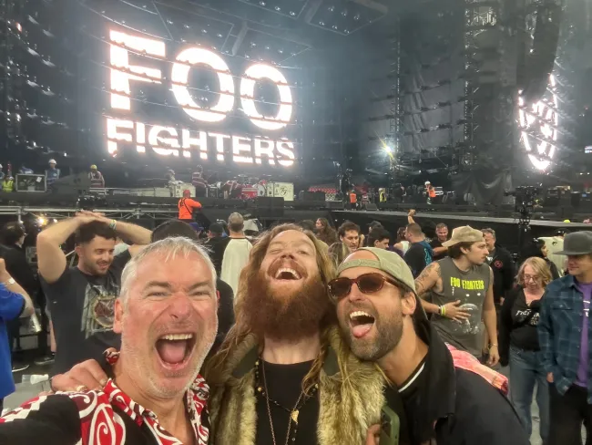 Foo Fighters live from audience