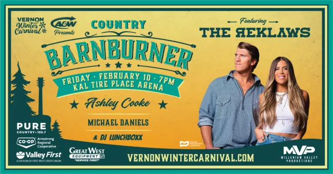 Vernon BC Winter Carnival Reklaws concert