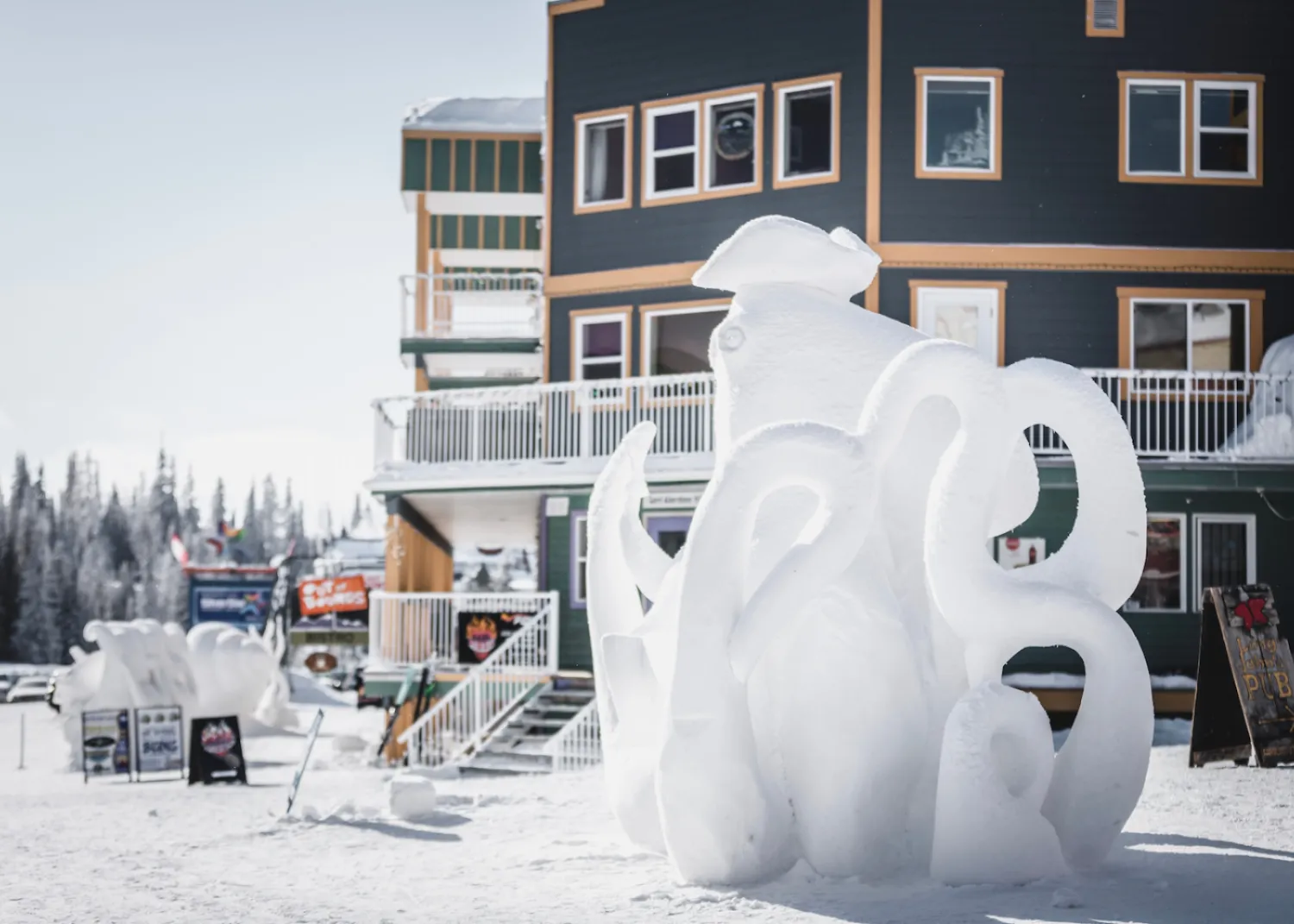 Vernon's snow sculpture competition draws some of the best from around the world. Vernon's snow sculpture competition draws some of the best from around the world.