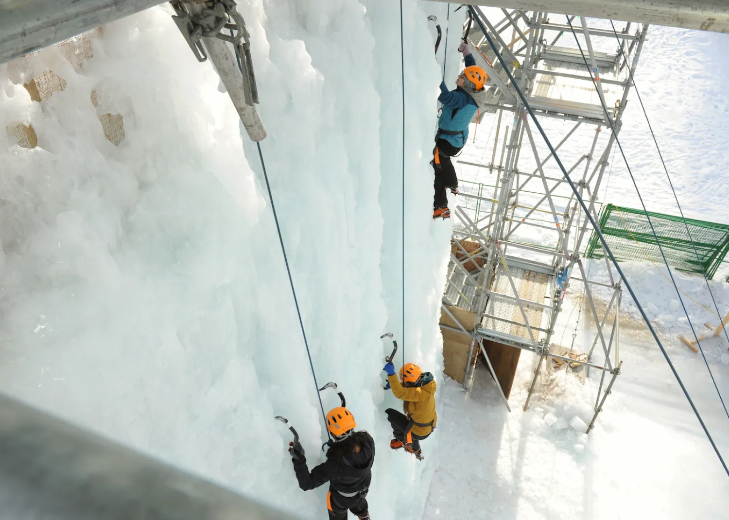 ACC Edmonton Ice wall at Edmonton Ski Club